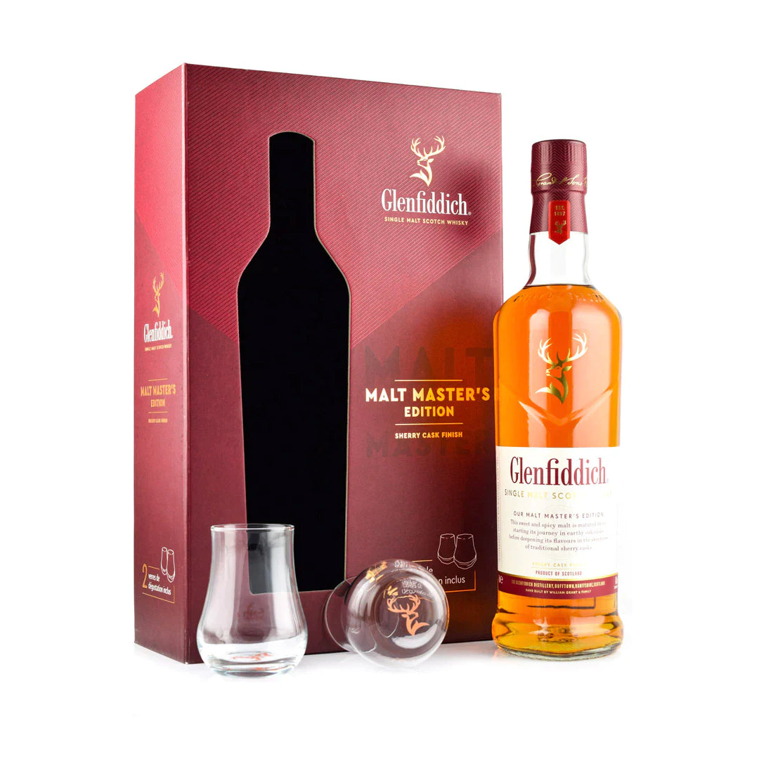 The Malt Gallery Buy GLENFIDDICH MALT MASTER +2 GLASSES in Lebanon