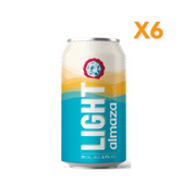 ALMAZA LIGHT BEER CAN PACK OF 6